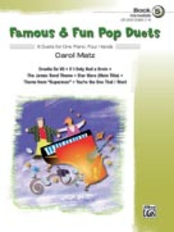 Famous & Fun Pop Duets Book 5 for Intermediate Pianists