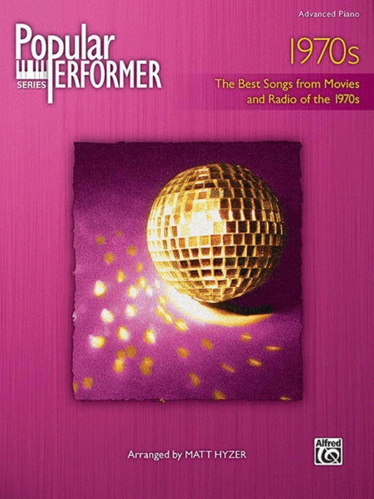 Popular Performer 1970S Advanced Piano Book