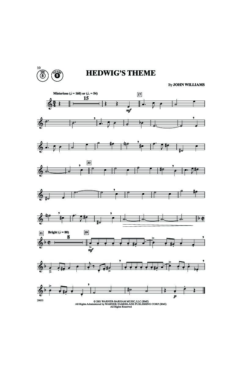 Harry Potter Instrumental Solos for Clarinet, Movies 1-5 with Play-Along CD, 24 Pages, Pop Instrumental Solos Series