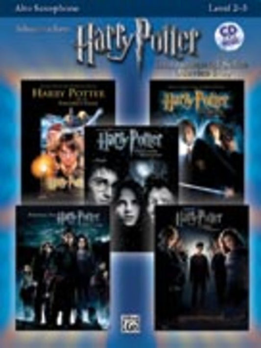 Harry Potter Instrumental Solos Movies 1-5 Book/CD A/Sax Book
