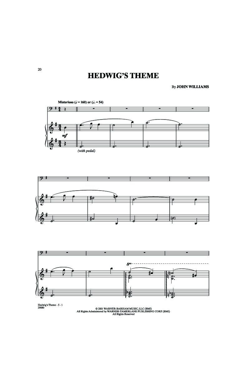 Harry Potter Instrumental Solos for Cello, Movies 1-5, with Play-Along CD, 76 Pages, Alfred Music, Grade 2-3 — view 3