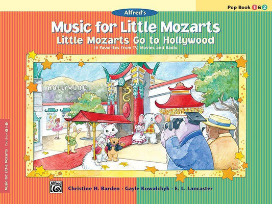 Little Mozarts Go to Hollywood Pop Book 1 & 2 for Piano - 10 Arrangements for Levels 1 and 2 with Duet Accompaniment