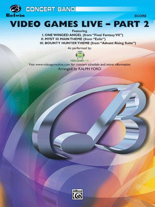 Video Games Live Part 2 Arr Ford Concert Band 3 Score/Parts