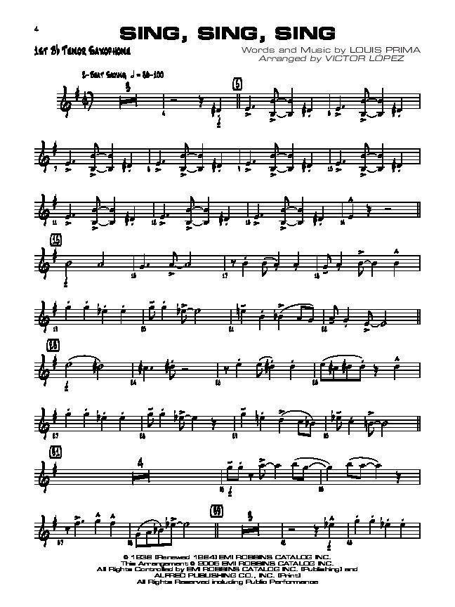 Best of Belwin Jazz Young Jazz Collection 1st Tenor Saxophone — view 3