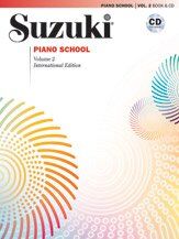 Suzuki Piano School Volume 2 Book & CD International Edition