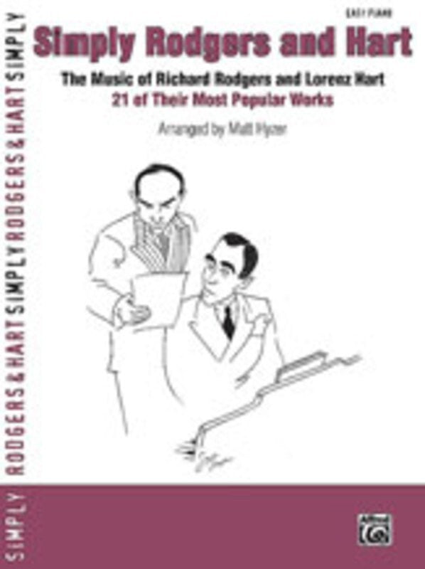 Simply Rodgers And Hart Easy Piano Book
