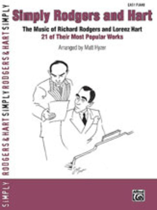 Simply Rodgers And Hart Easy Piano Book