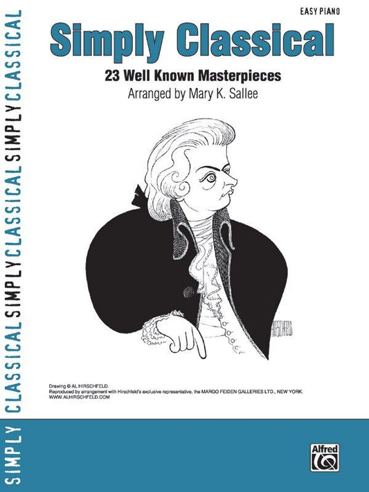 Simply Classical Easy Piano by Mary K. Sallee - 80 Pages, Easy Piano Arrangements, Alfred Music