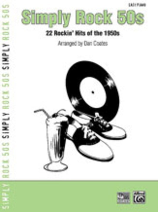 Simply Rock 50s Easy Piano Arr Coates Book