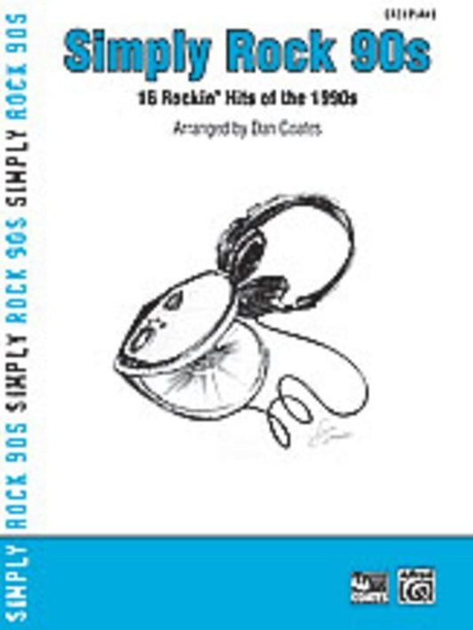 Simply Rock 90s Easy Piano Arr Coates Book