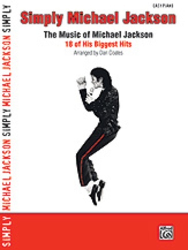 Simply Michael Jackson Easy Piano Arr Coates Book