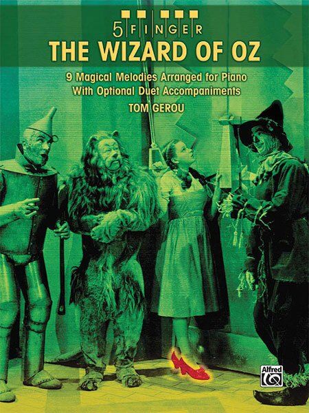 Wizard of Oz 5 Finger Piano Arranged by Tom Gerou, 32 Pages, Alfred Music