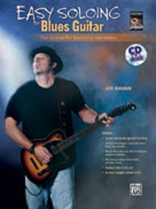 Easy Soloing For Blues Guitar Softcover Book/CD