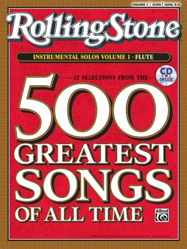 Rolling Stone Selections Inst Solos 1 Book/CD Fl