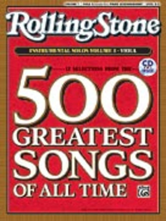 Rolling Stone Selections Inst Solos 1 Book/CD Viola Book