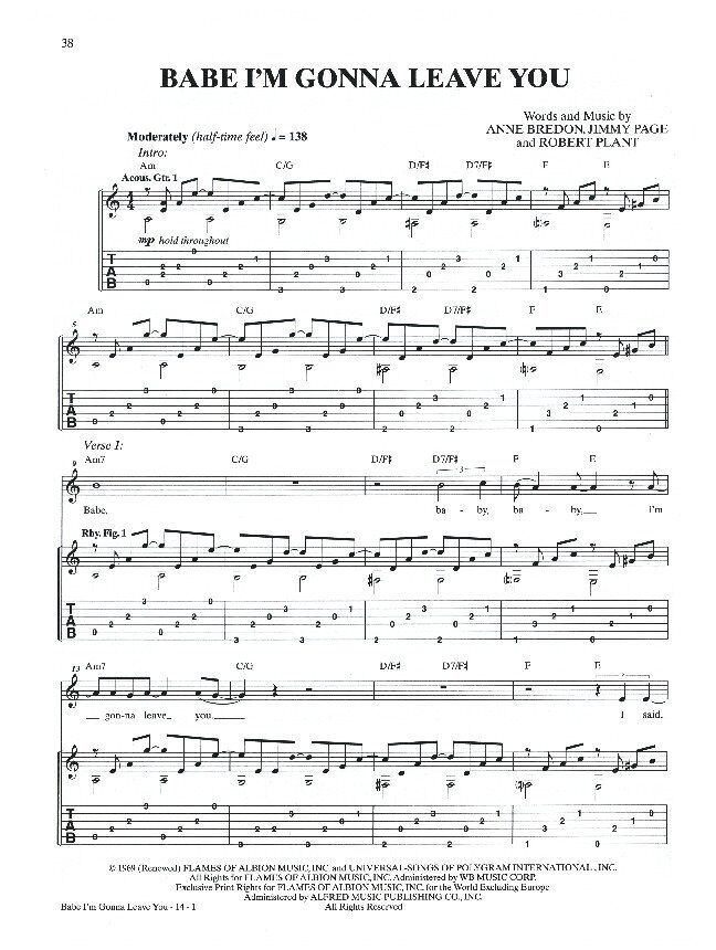 Led Zeppelin - Mothership Guitar Tab Songbook — view 2