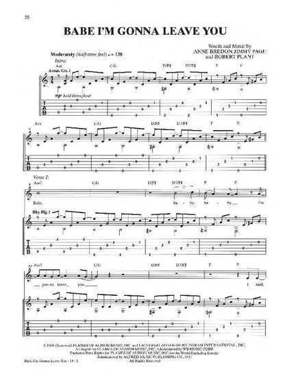 Led Zeppelin - Mothership Guitar Tab Songbook — view 2