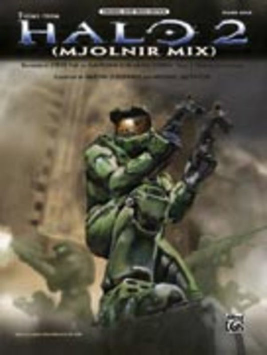 Halo 2 Theme Mjolnir Mix Piano Solo Book