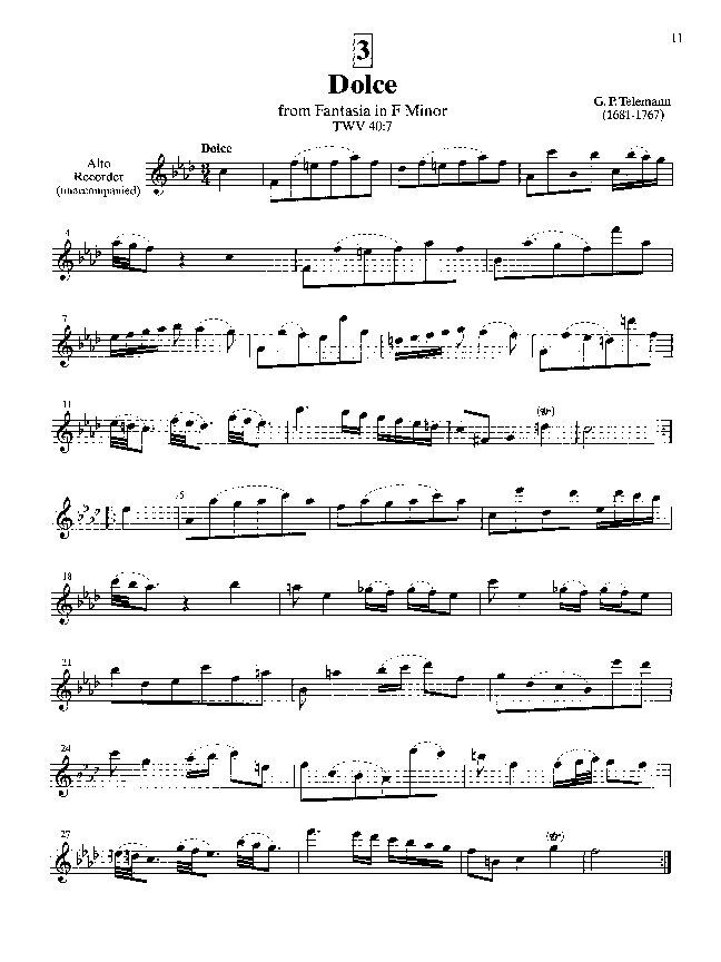 Suzuki Recorder School Vol. 8 Accompaniment Part - Piano Accompaniment for Recorder — view 3