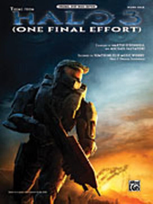 One Final Effort Theme From Halo 3 S/S PVG Book