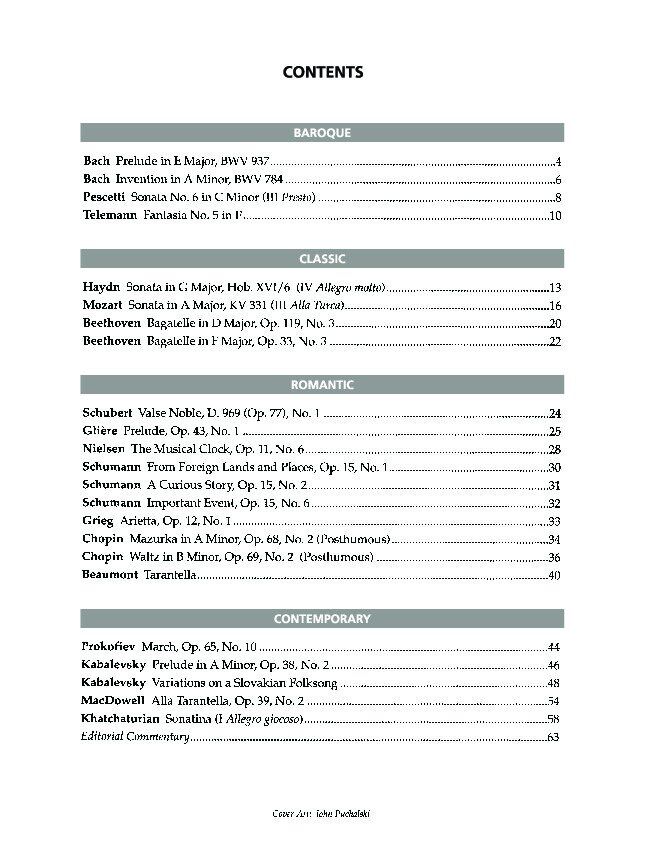 Encore Book 2 for Piano by Ed Magrath, 64 Pages, Late-Intermediate Literature, Alfred Music — view 2