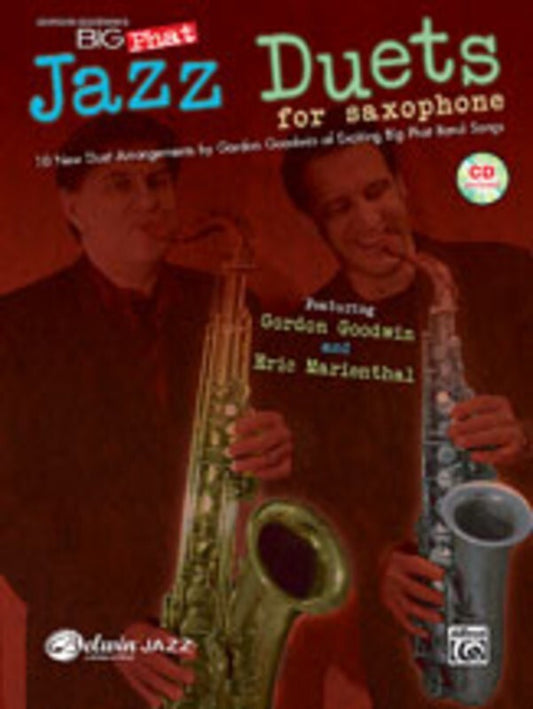 Big Phat Jazz Saxophone Duets Softcover Book/CD