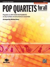 Pop Quartets for All (Revised) Clarinet/Bass Clarinet by Michael Story, Alfred Music, 24 pages, For All Series — view 3