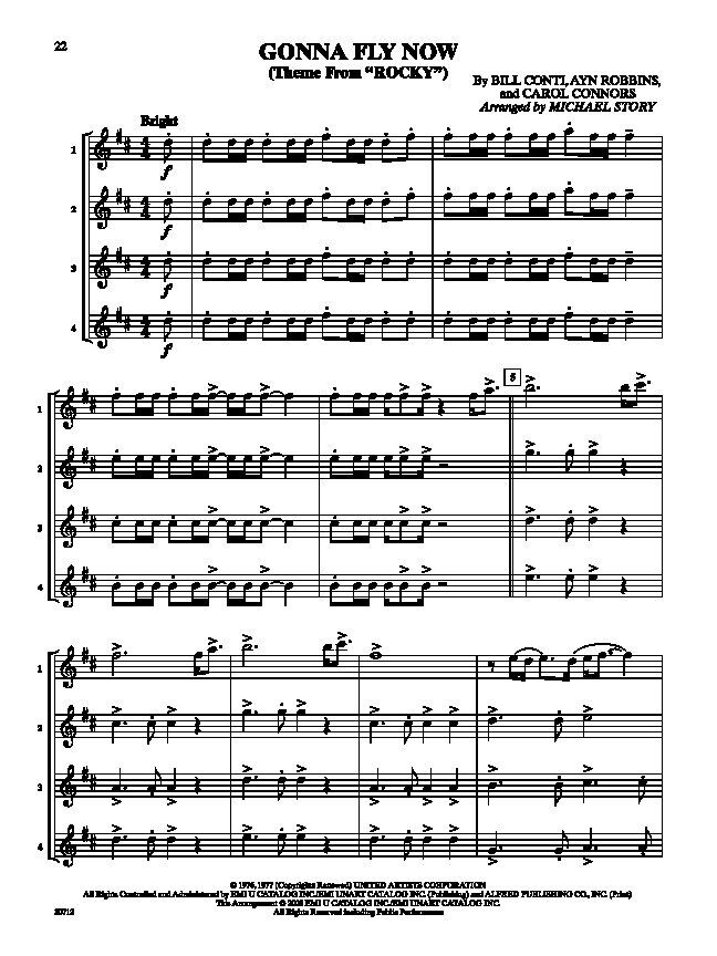 Pop Quartets for All (Revised) Alto Saxophone/Eb Clarinet by Michael Story — view 2