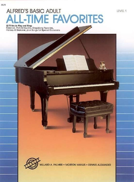 Alfred's Basic Adult Piano Course All-Time Favorites Book 1