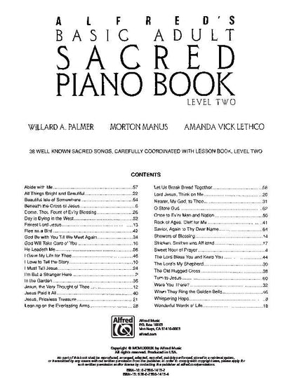 Alfred's Basic Adult Piano Course Sacred Book 2 — view 2