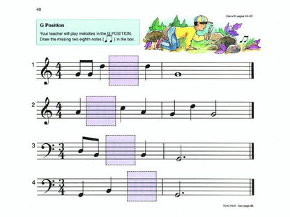 Alfred's Basic Piano Prep Course Activity & Ear Training Level C — view 3