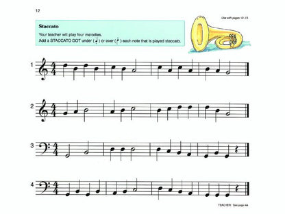 Alfred's Basic Piano Prep Course Activity & Ear Training Level C — view 2