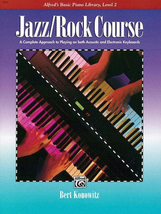 Alfred's Basic Piano Jazz Rock Course Level 2 Book