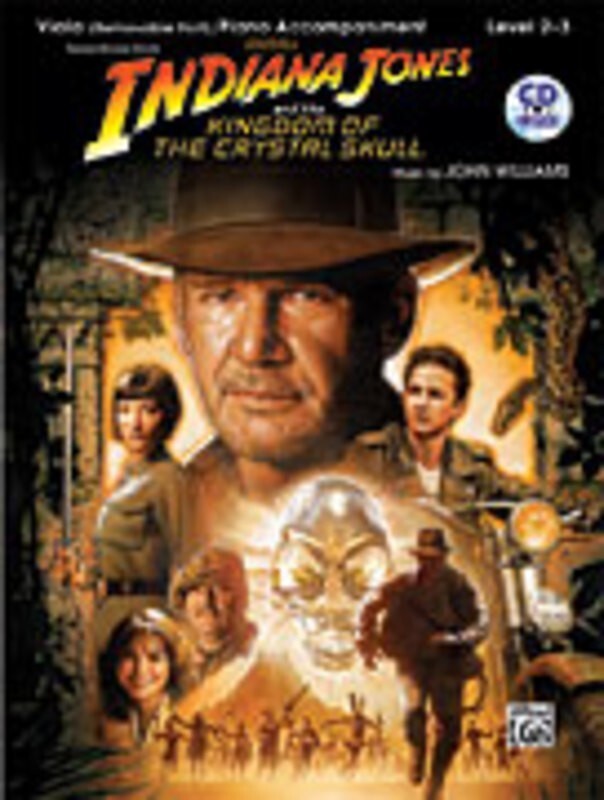Indiana Jones Kingdom Crystal Skull Book/CD Viola Book
