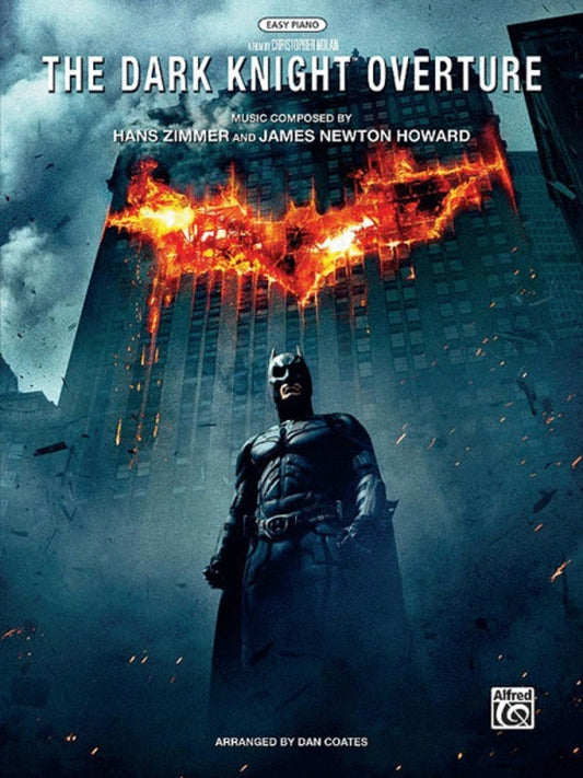 Dark Knight Overture Easy Piano Arr Coates Book
