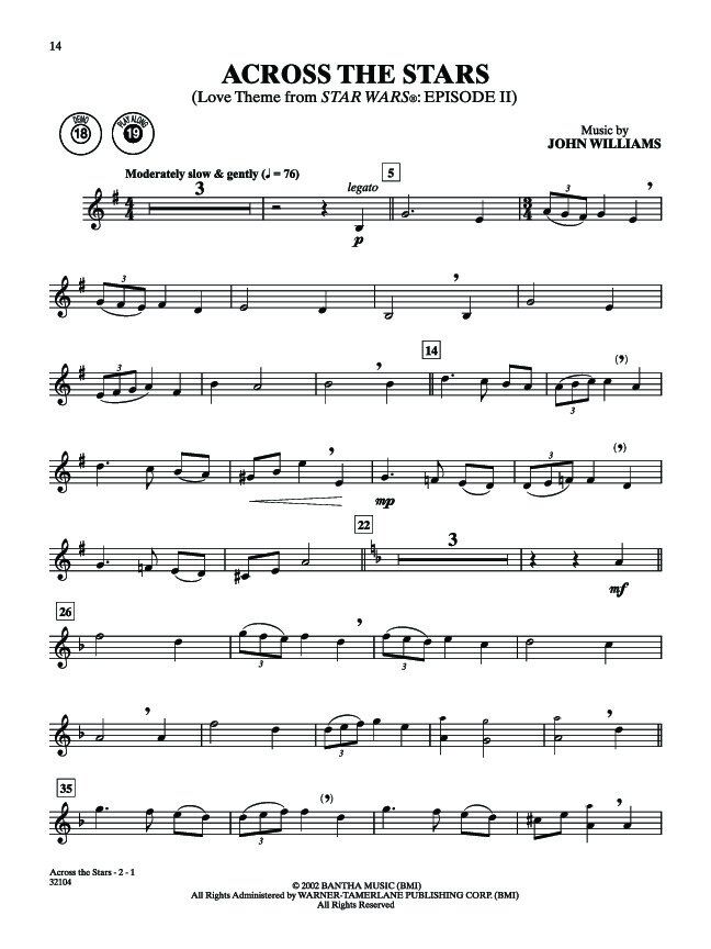 Star Wars A Musical Journey Episodes I-VI Clarinet Book with Accompaniment CD — view 3