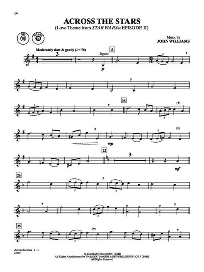 Star Wars A Musical Journey Episodes I-VI Clarinet Book with Accompaniment CD — view 3