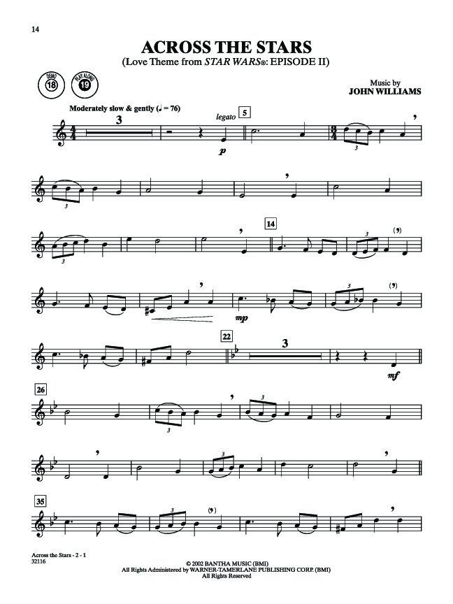 Star Wars A Musical Journey Episodes I-VI for Horn — view 3