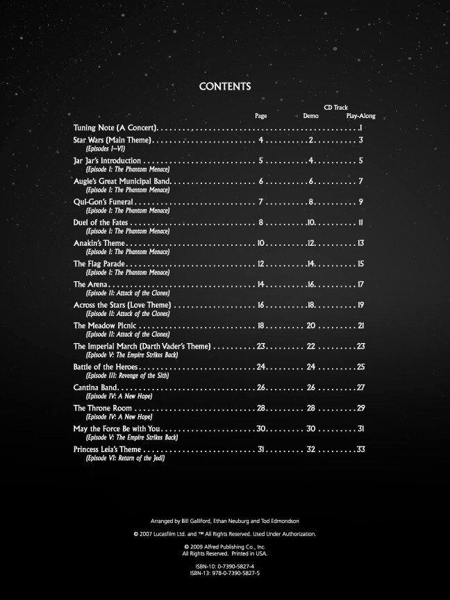 Star Wars A Musical Journey Episodes I-VI for Violin — view 3