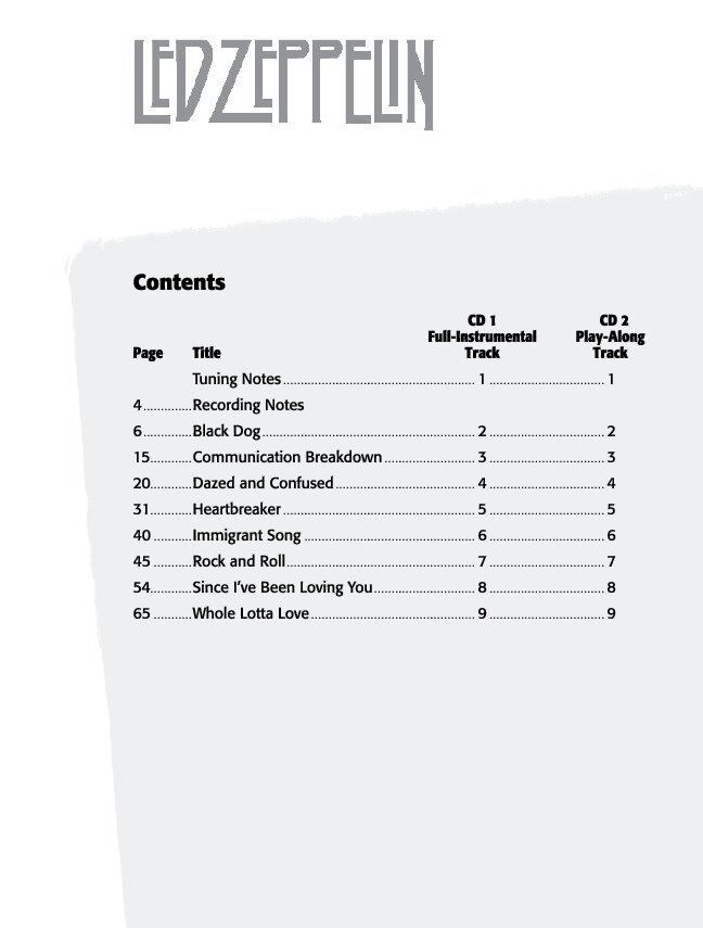 Ultimate Guitar Play-Along: Led Zeppelin Vol. 1 - TAB Transcriptions & CD — view 2
