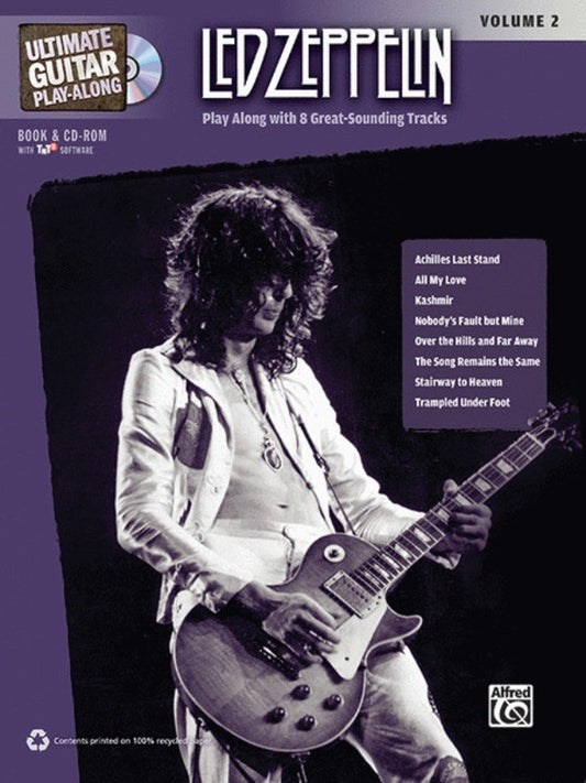 Led Zeppelin Ulimate Guitar Playalong Vol 2 Book