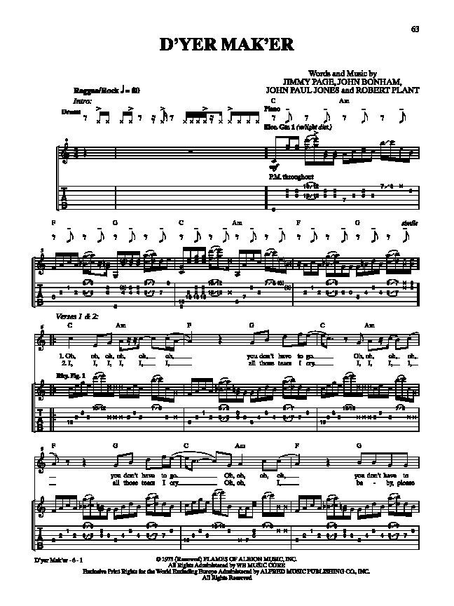 Led Zeppelin - Houses of the Holy Guitar Tab Platinum Album Edition — view 2