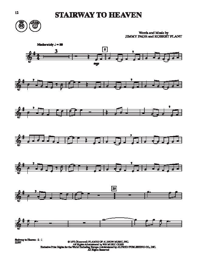 Easy Rock Instrumental Solos for Alto Saxophone with Accompaniment CD — view 3
