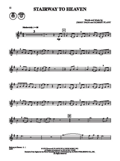 Easy Rock Instrumental Solos for Alto Saxophone with Accompaniment CD — view 3
