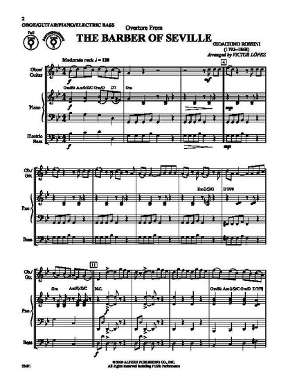 Flex-Ability Classics for Oboe, Guitar, Piano, Electric Bass - Arr. Victor Lopez, Alfred Music, 24 Pages, Flex-Ability Series — view 2