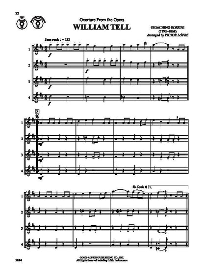 Flex-Ability Classics for Alto/Baritone Saxophone by Victor Lopez, 24 Pages, Alfred Music, Woodwind Ensemble Arrangements — view 3