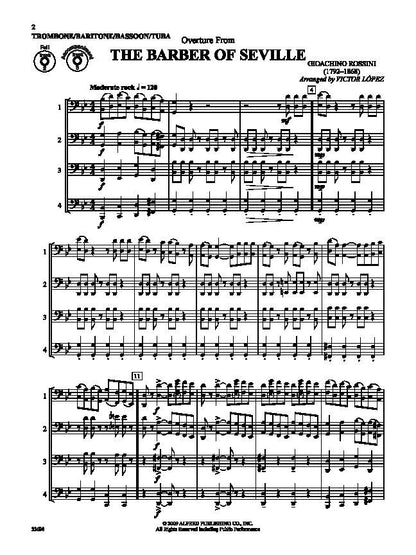 Flex-Ability Classics for Trombone, Baritone, Bassoon, Tuba - Arranged by Victor Lopez, 24 Pages, Alfred Music