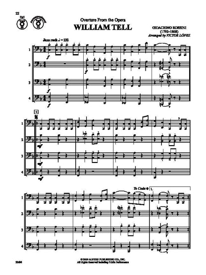 Flex-Ability Classics for Trombone, Baritone, Bassoon, Tuba - Arranged by Victor Lopez, 24 Pages, Alfred Music — view 3
