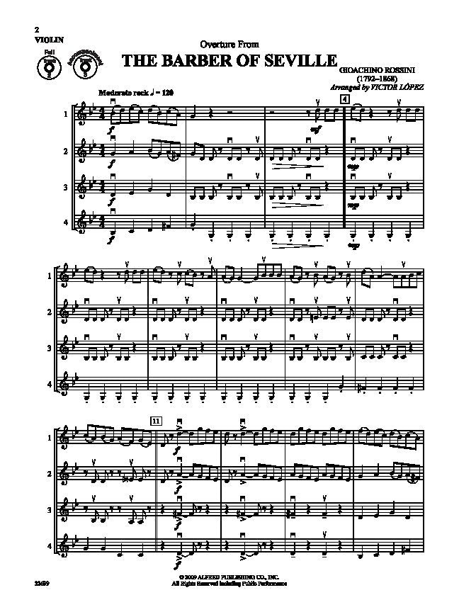 Flex-Ability Classics — Violin, arr. Victor Lopez (Alfred Music)
