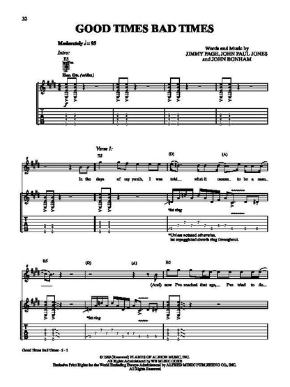 Led Zeppelin - Easy Guitar Anthology TAB — view 2